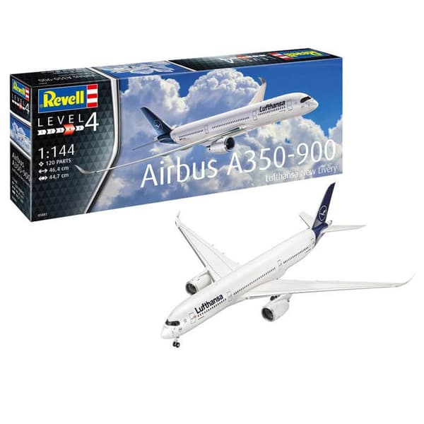 Maquette flygplan: Airbus A350-900 Lufthansa Ny livery