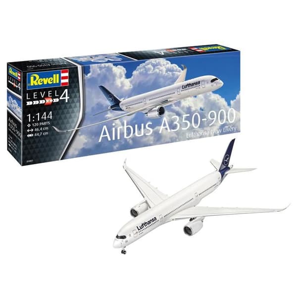 Maquette flygplan: Airbus A350-900 Lufthansa Ny livery