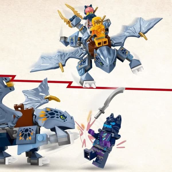 LEGO NINJAGO 71810 Den unga draken Riyu, byggsats, 3 minifigurer Ninja