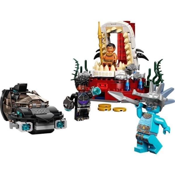 LEGO Marvel 76213 King Namors tronrum, ubåtsleksak, svarta panterminifigurer