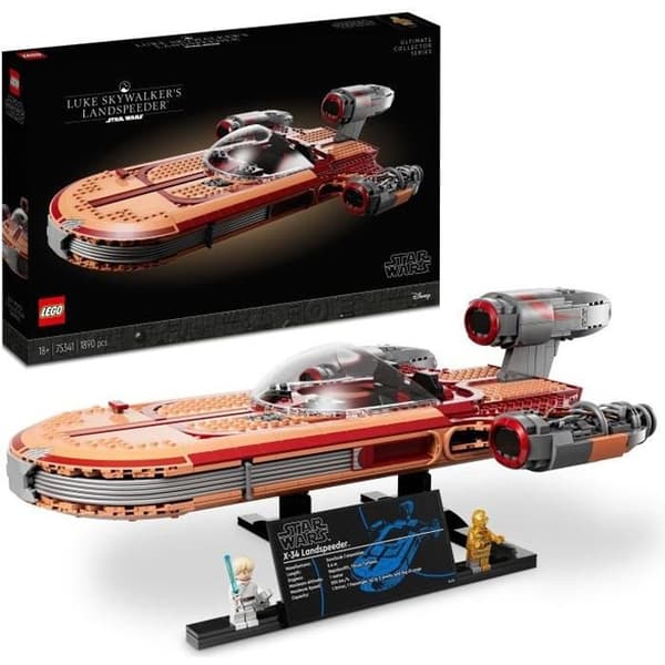 LEGO® Star Wars™ 75341 Luke Skywalkers Landspeeder™, modellrymdskepp, vuxna, Ultimate Collector Series