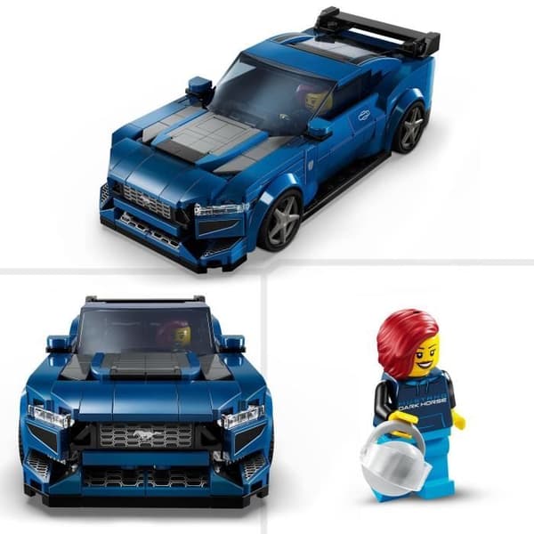 LEGO Speed Champions 76920 Ford Mustang Dark Horse Sportbil, barnset
