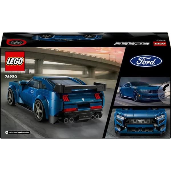 LEGO Speed Champions 76920 Ford Mustang Dark Horse Sportbil, barnset