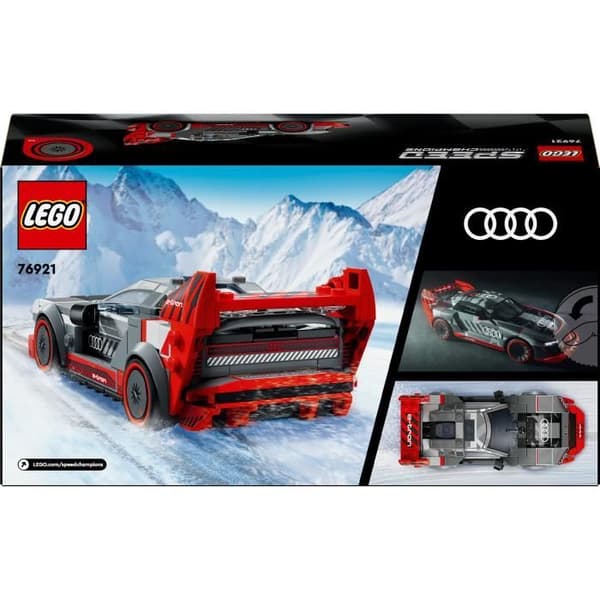 LEGO Speed Champions 76921 Audi S1 e-Tron Quattro racerbil, leksaksfordon