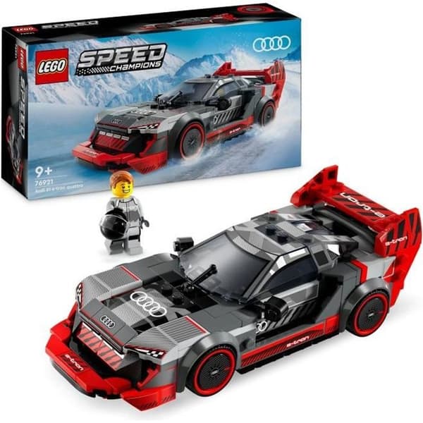 LEGO Speed Champions 76921 Audi S1 e-Tron Quattro racerbil, leksaksfordon