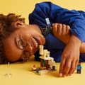 Miniatyrbild 5 av 6: LEGO® 21251 Minecraft Steves ökenexpedition, videospelleksak, biom med hus och minifigurer