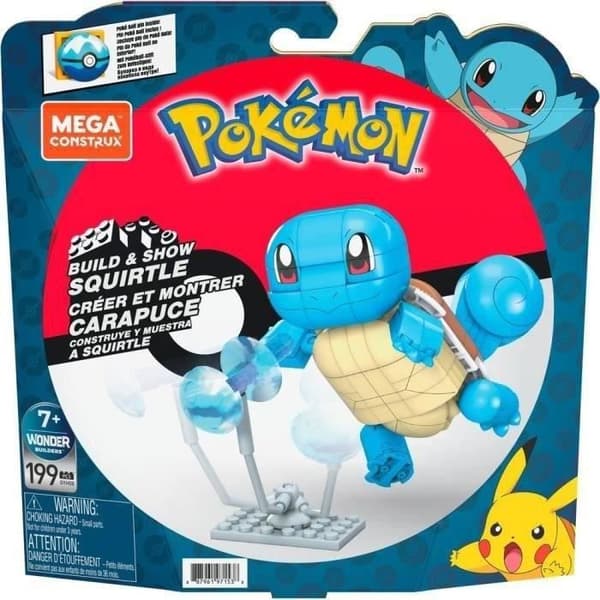 Mega Construx - Pokémon Squirtle to Build - Byggspel - Från 7 år GYH00