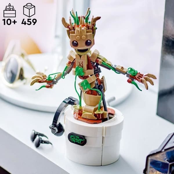 LEGO® Marvel 76297 Baby Groots dans, animerad byggbar leksak för barn