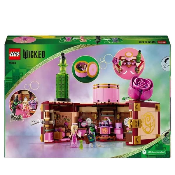 LEGO® Wicked 75683 Glinda och Elphabas sovsal - Samlarmodell med minidockor