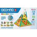 Miniatyrbild 2 av 4: GEOMAG CLASSIC, SUPERFÄRGPANELER 78 st, magnetisk konstruktion, pedagogiska spel, Leksak för barn från 5 år, GMS03