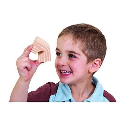 Skumkonstruktionsspel - EDUSHAPE - ED 716071 - Träimitation - 80 stycken