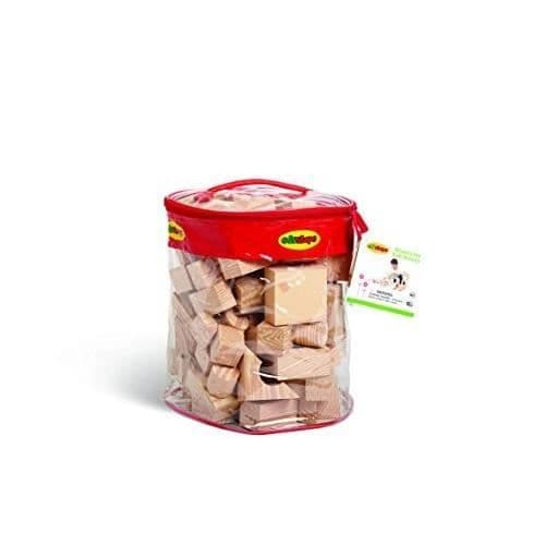 Skumkonstruktionsspel - EDUSHAPE - ED 716071 - Träimitation - 80 stycken