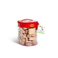 Miniatyrbild 1 av 4: Skumkonstruktionsspel - EDUSHAPE - ED 716071 - Träimitation - 80 stycken