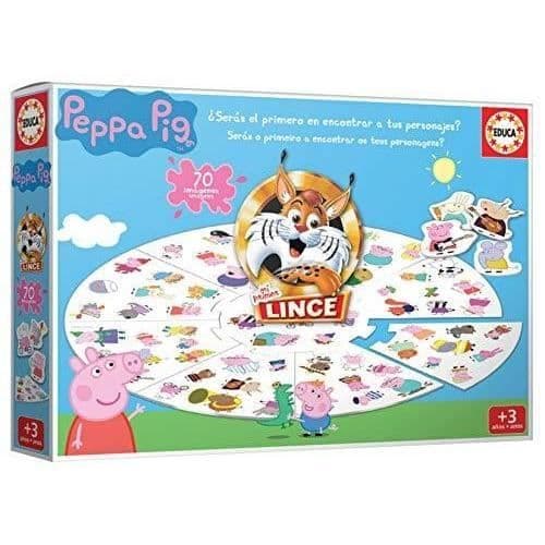 Pedagogiskt spel - EDUCA - Lince Peppa Pig - Flerfärgad - Att sätta ihop själv - Blandat - Från 0 månader