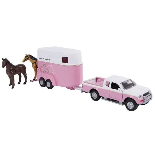 Van Manen Kids Globe Traffic Car Kit och Hästhållare Rosa/Vit - 520124