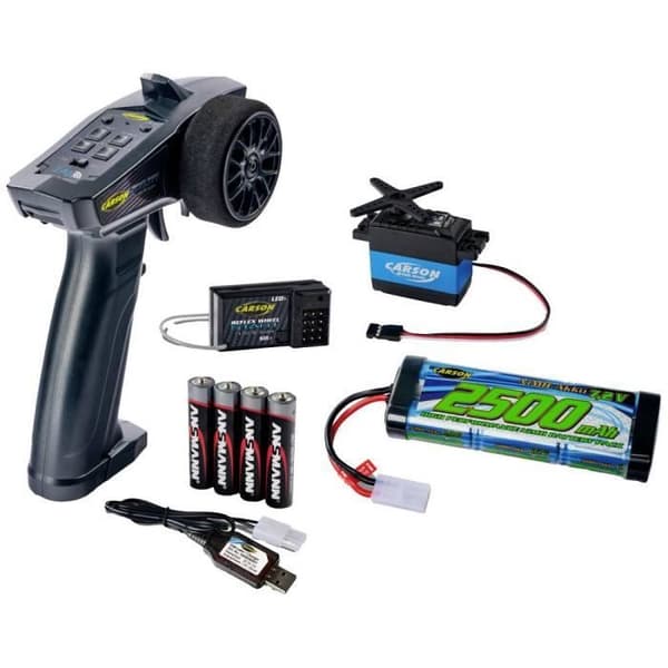 Kit för manuell radiostyrning nybörjare - CARSON - RC Sport - 2,4 GHz - 2 kanaler
