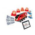 Miniatyrbild 3 av 3: Trä järnvägsspår - BRIO - 36004 - Smart Tech Sound - Brandtemat - 14 delar