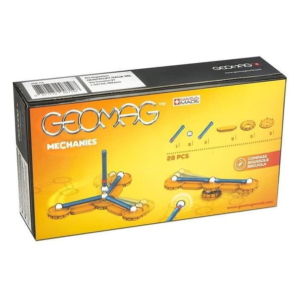 GEOMAG MECHANICS Magnetisk konstruktionssats 28 st