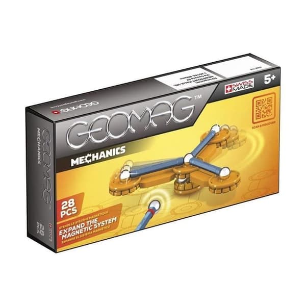 GEOMAG MECHANICS Magnetisk konstruktionssats 28 st