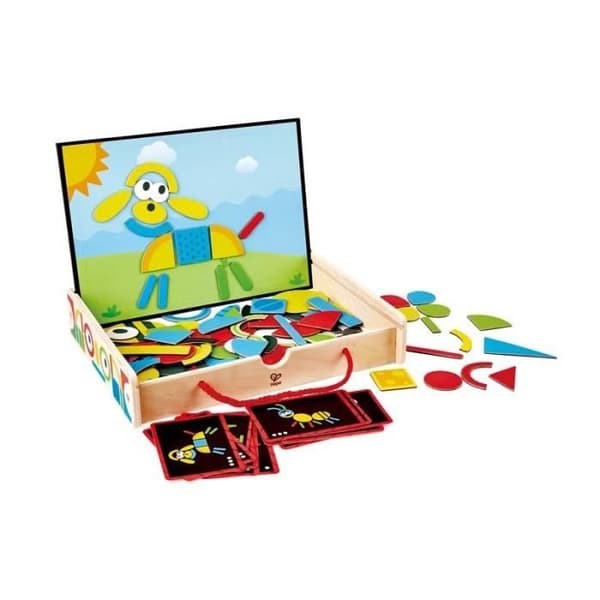 HAPE - Geoform(e) Träkonstruktionsspel - E1631 - Magnetisk konstlåda