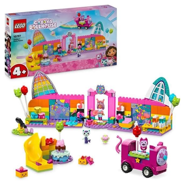 LEGO® Gabby och det magiska huset 10797 Gabbys Meowth Hall - Barnens rollspel