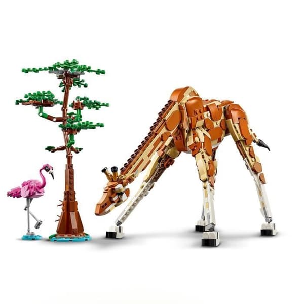 LEGO® 31150 Creator 3-i-1 Safari vilda djur, leksak med djurfigurer, giraff, gaseller och lejon