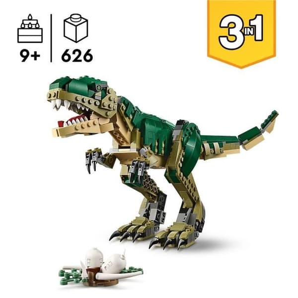 LEGO® Creator 31151 3-i-1 T-rex - Triceratops eller Pterodactyl Toy Dinosaurie