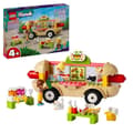 Miniatyrbild 1 av 6: LEGO® 42633 Friends Hot Dog Food Truck, mobil restaurangleksak, med minifigurer och katt, barngåva