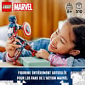 Miniatyrbild 5 av 6: LEGO® Marvel 76258 Captain America minifigur med sköld, Avengers leksak och dekoration