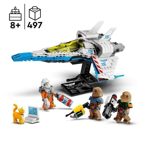 LEGO® 76832 Buzz Lightyear Disney och Pixar Rymdskeppet XL-15, rymdskepp, med 3 minifigurer, från 8 år