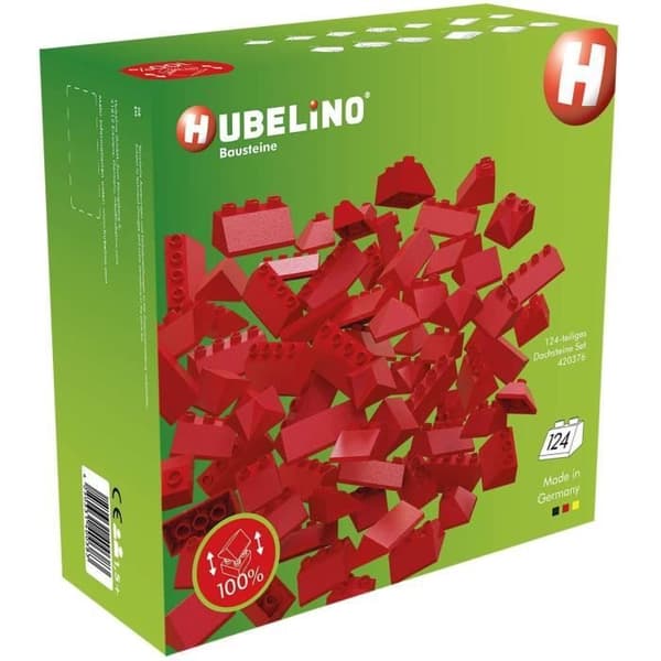 Hubelino kakelset - Röd - 124 delar