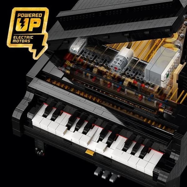 Leksak - LEGO - Flygande Piano - Svart - 3662 delar - Motoriska och elektriska funktioner