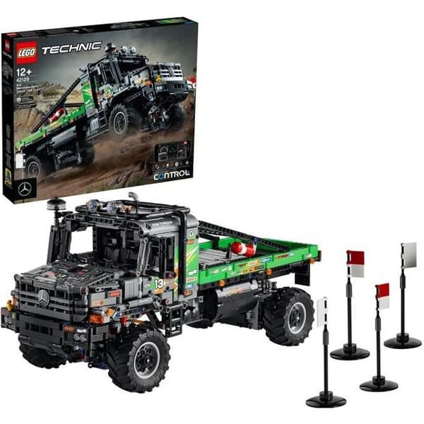 LEGO® Technic 42129 Mercedes-Benz Zetros fjärrkontroll 4x4 testbil, modellbil Mercedes, fjärrkontroll lastbil, vuxna