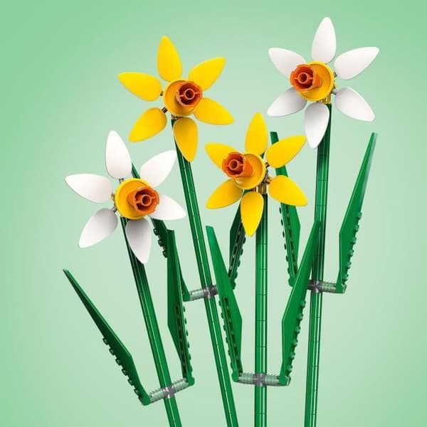 LEGO® 40747 Creator påskliljor, byggsats för konstgjorda blommor, present till tonårsflickor och barn