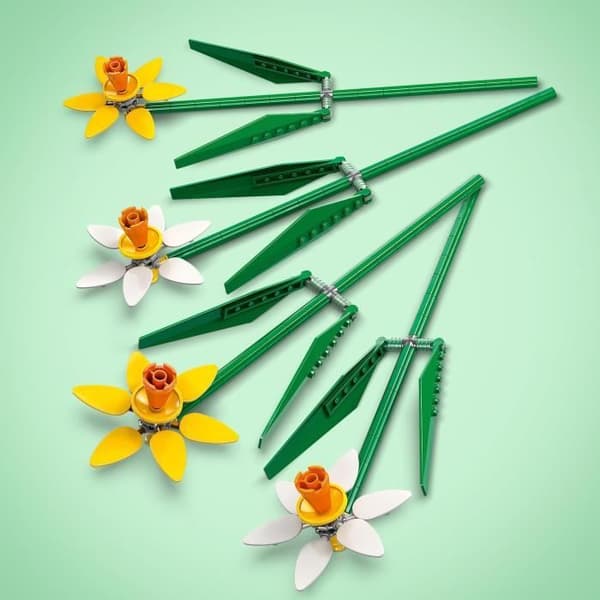 LEGO® 40747 Creator påskliljor, byggsats för konstgjorda blommor, present till tonårsflickor och barn