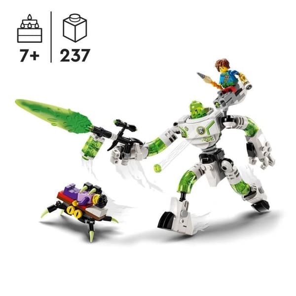 LEGO® DREAMZzz 71454 Mateo och Z-Blob robotleksaken med stor figur och Jayden minifigurer