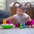 Miniatyrbild 6 av 6: Spel för tidig inlärning - TOMY - Tomy Spinny Pins - Baby - 18 månader - Blandat - Levereras ihopsatt - 10 stycken - Flerfärgad