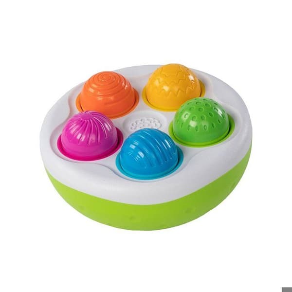 Spel för tidig inlärning - TOMY - Tomy Spinny Pins - Baby - 18 månader - Blandat - Levereras ihopsatt - 10 stycken - Flerfärgad