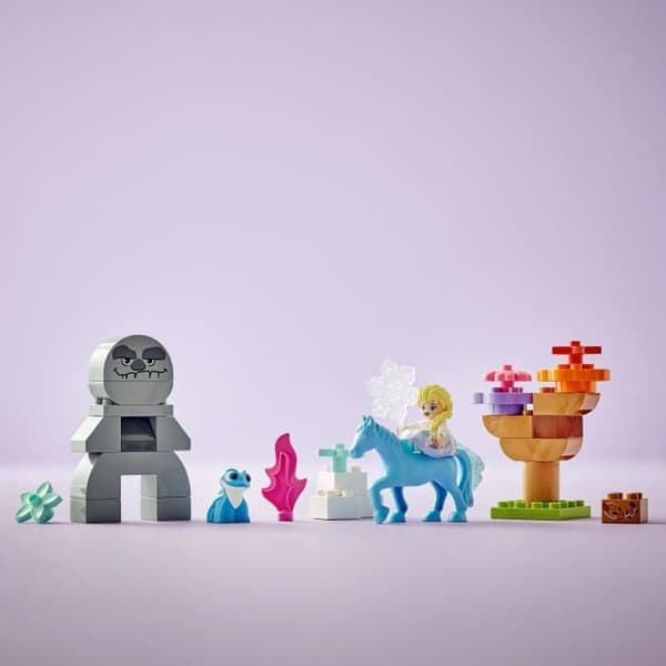 LEGO DUPLO | Disney 10418 Elsa och Bruni i den förtrollade skogen, byggleksak