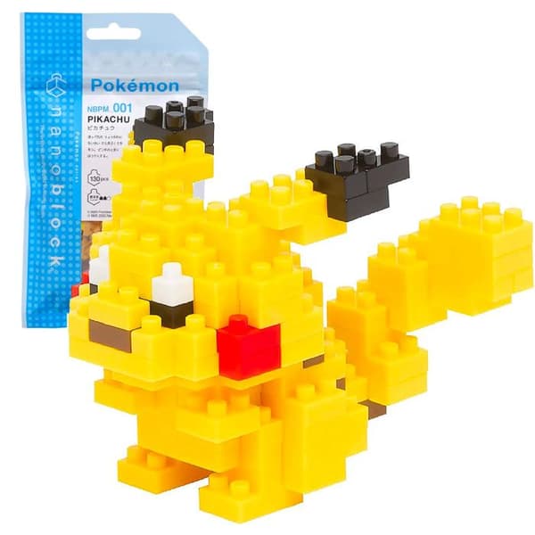 Nanoblock Toy Nbpm001 Nb - Pikachu - Pokemon Building Kit