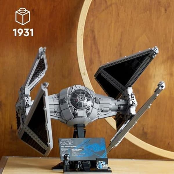 Byggsats - LEGO - TIE interceptor - 1 TIE pilot - 1 musdroid - Star Wars UCS