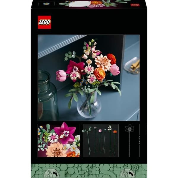 LEGO Botany 10342 Den vackra buketten med rosa blommor - Byggset för vuxna