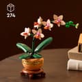 Miniatyrbild 2 av 6: LEGO Botanical 10343 Miniatyrorkidén - Konstgjorda blommor - Presentidé för kvinnor