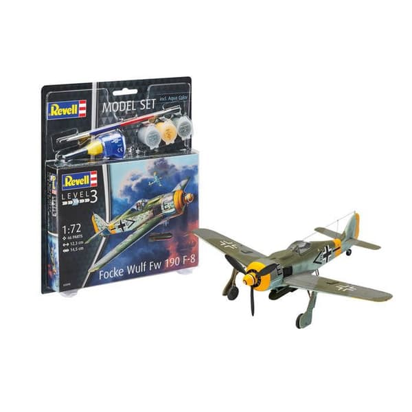 Focke Wulf Fw190 F-8 Flygplansmodelllåda - 1/72 - Revell 63898 - Plast - Vuxen - Blandat