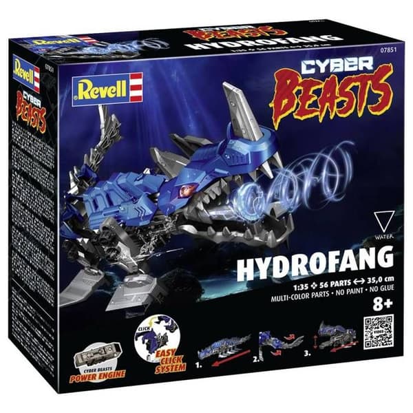 Revell 07851 CyberBeasts HydroFang Science Fiction Model Kit 1:35