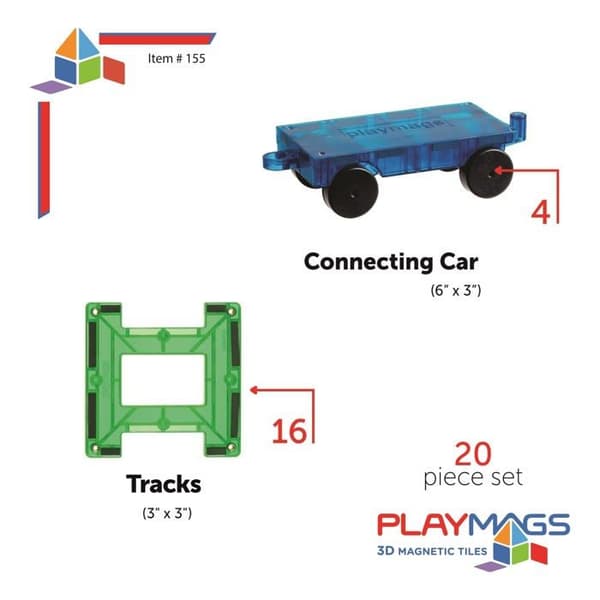 Monteringsspel - konstruktionsspel - manipulationsspel Playmags - 155