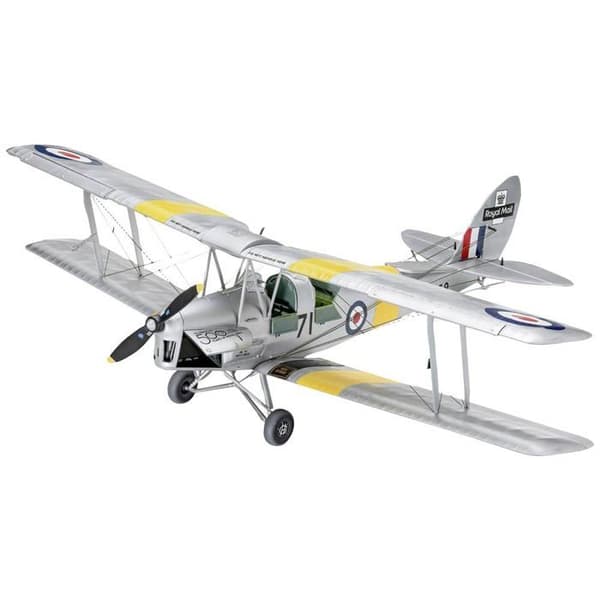 Modell för att montera D.H. TIGER MOTH - REVELL - REV03827 - Blandat - Vuxen - 12 år gammal
