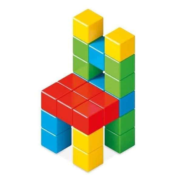 Byggleksak - GEOMAG - MagiCube - 24 delar - Flerfärgad