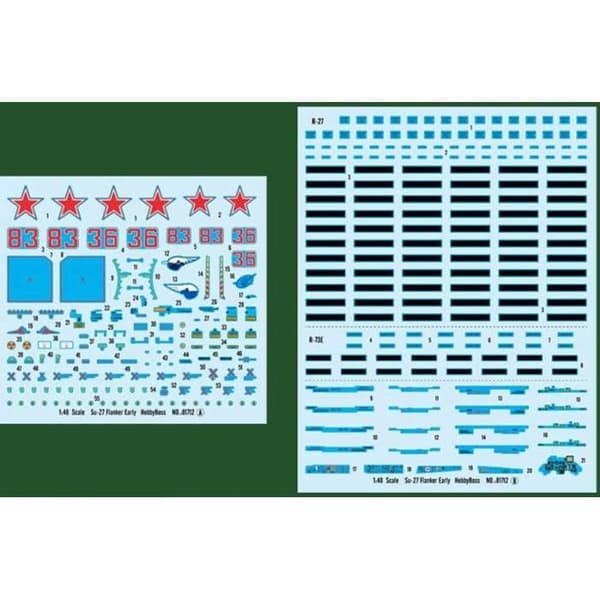 HOBBY BOSS - Modellflyg Su-27 Flanker Early Hobby Boss 81712 1/48 Maquette Char Promo - Ref : 10720