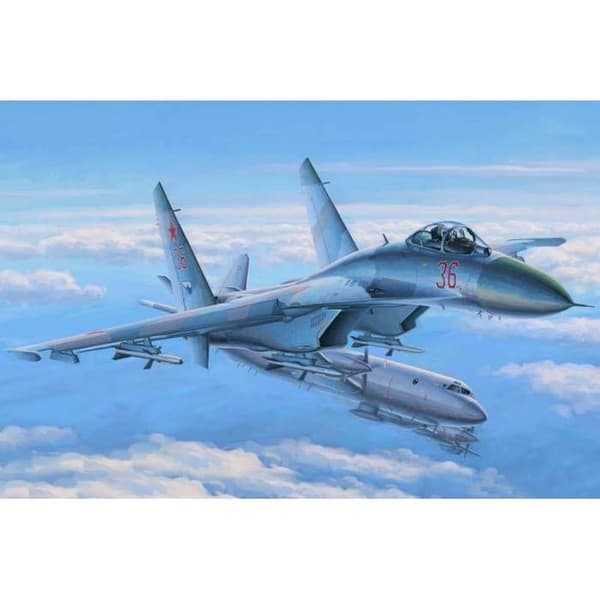 HOBBY BOSS - Modellflyg Su-27 Flanker Early Hobby Boss 81712 1/48 Maquette Char Promo - Ref : 10720